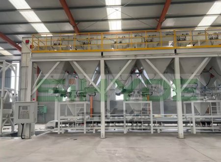 新型材料自動配料生產(chǎn)線